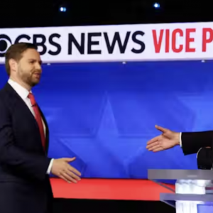 Tim Walz and JD Vance